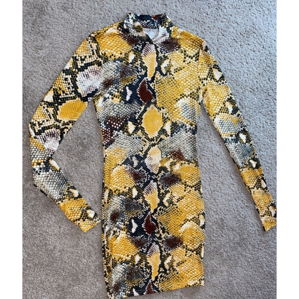 Snake skin dress